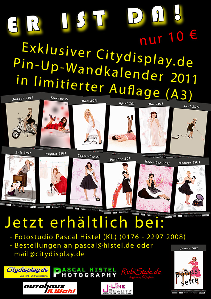 Citydisplay.de-Pin-Up-Kalender