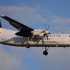 Cityjet im Anflug auf Hamburg Fuhlsbüttel