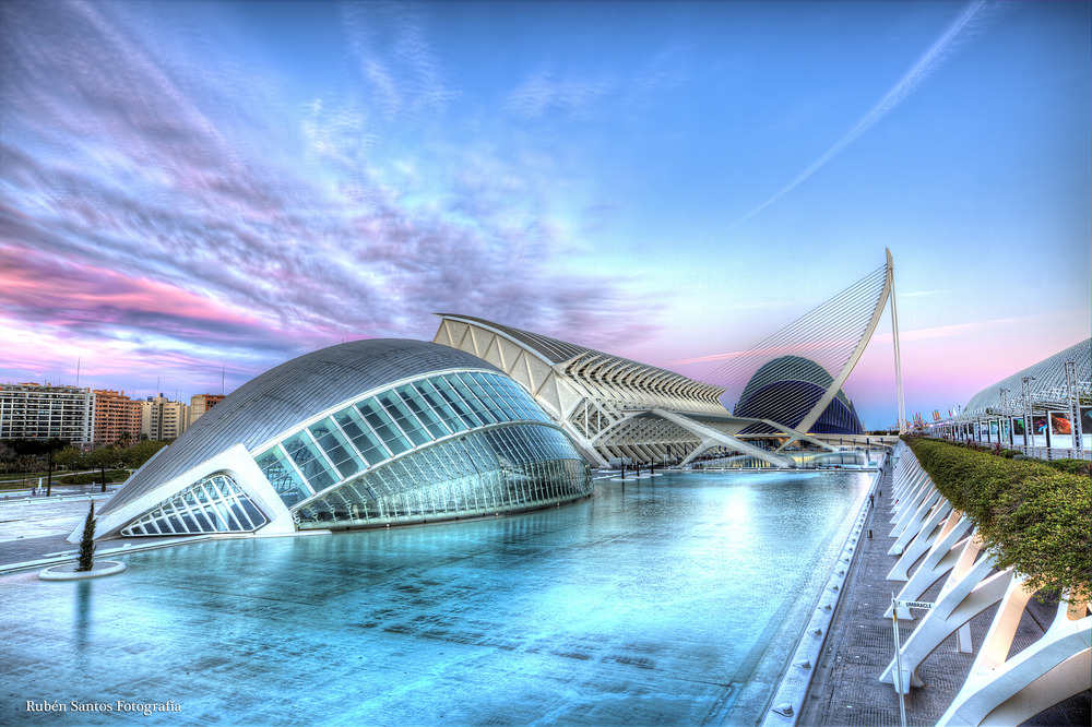 Ciudad de la ciencia y las artes de Valencia.