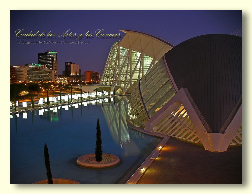 Ciudad de las Artes y las Ciencias by Night