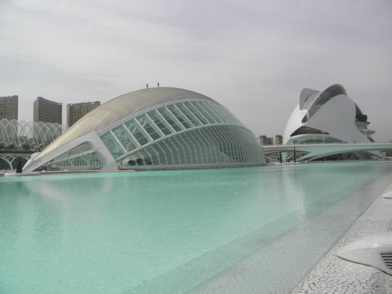 Ciudad de las artes y las ciencias en Valencia