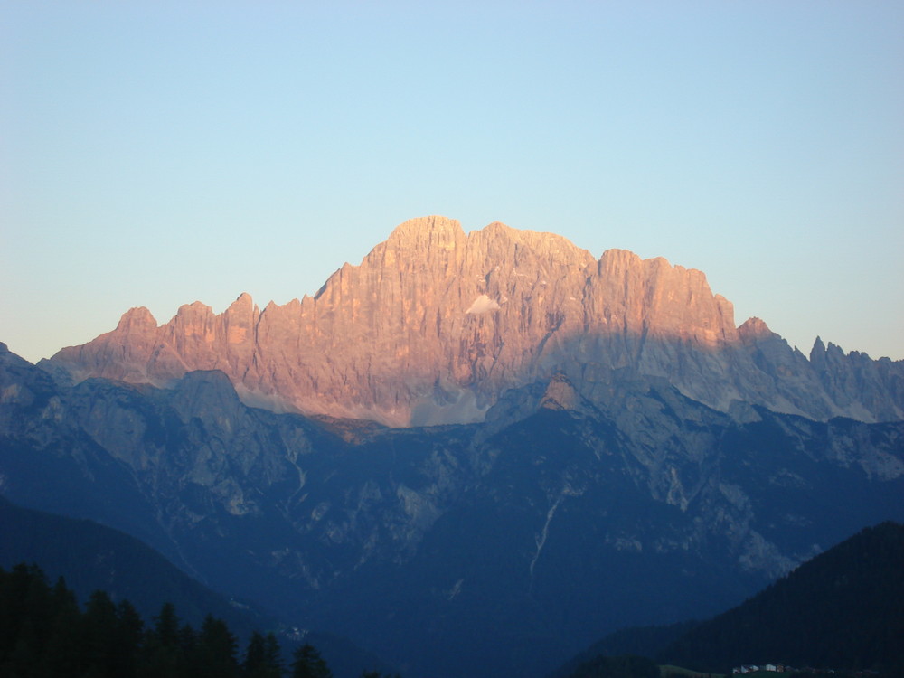 Civetta im Abendrot