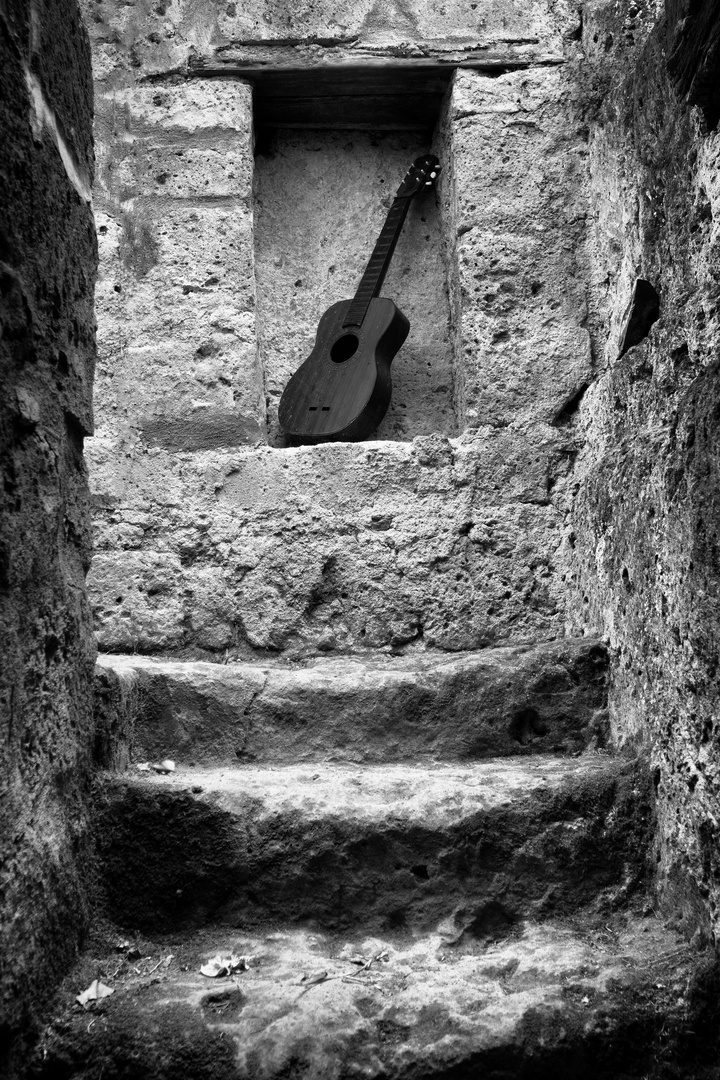 Civita di Bagnoregio, giardino del poeta