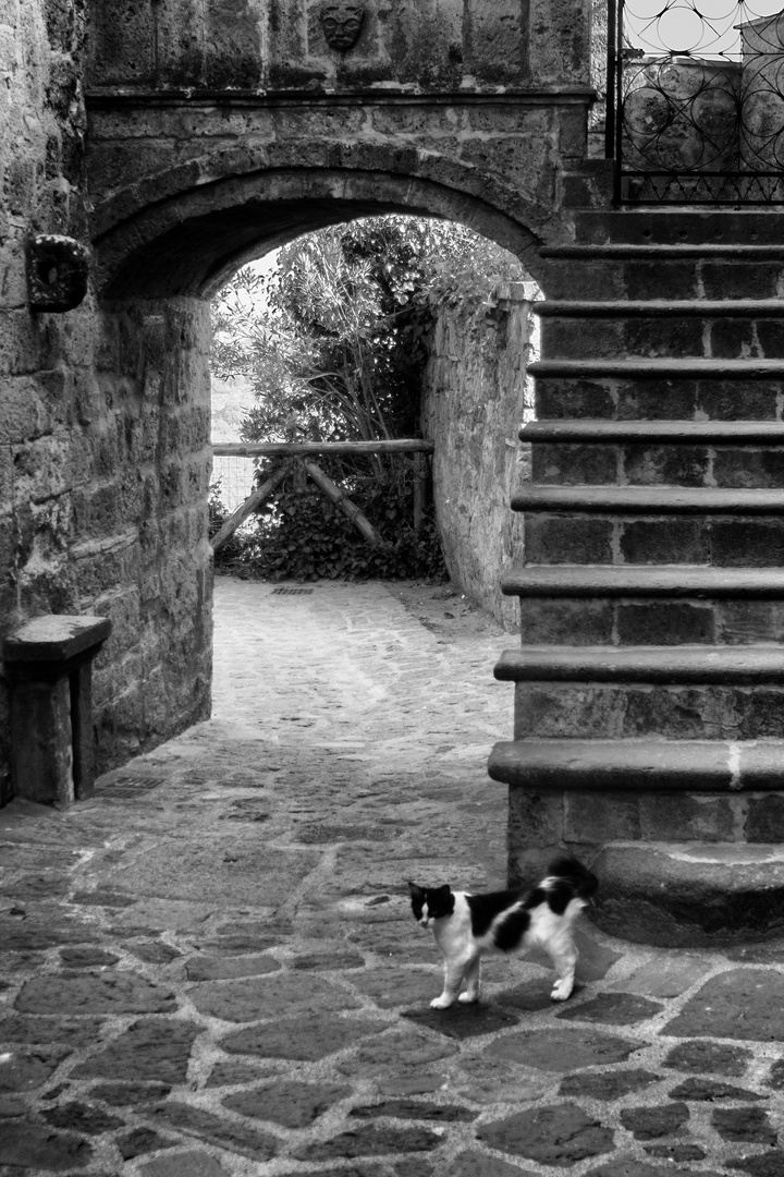 Civita di Bagnoregio vicolo con arco