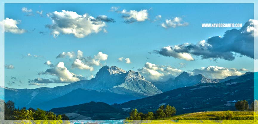 CIVITELLA DEL TRONTO veduta sul Gran Sasso d'Italia