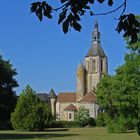 Civray - Chevet et clocher de l’Eglise Saint-Nicolas (XIIème)