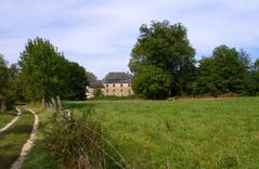 Civray  -  Les prés devant le Moulin Minot, en aval de Civray