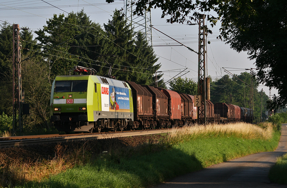 Claas im Sonnenschein.