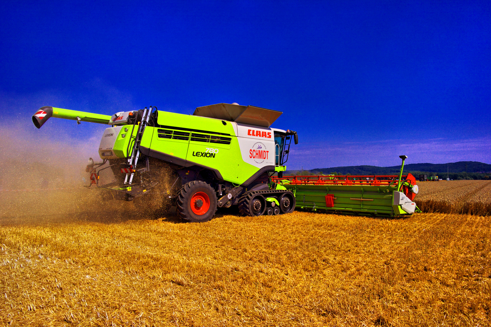 Claas Lexion 780 bei der Arbeit (3)