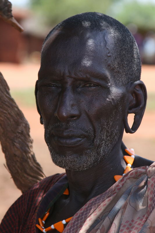 Clan Chef der Massai