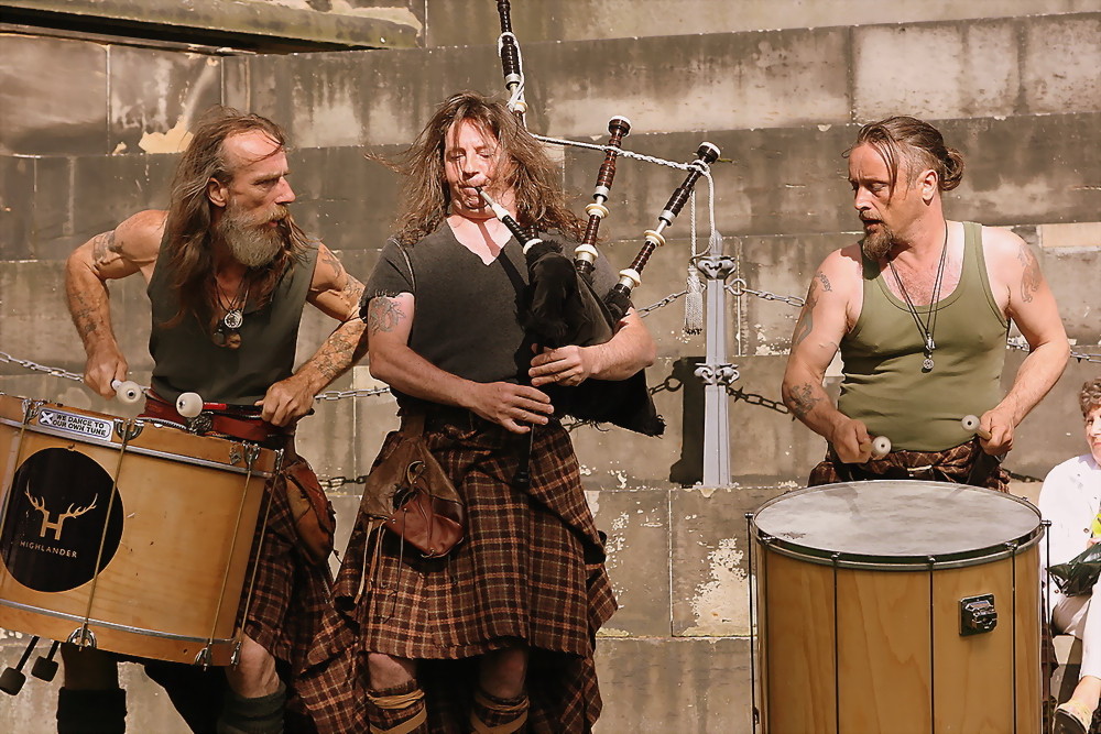 "Clanedonia Band aus Schottland"