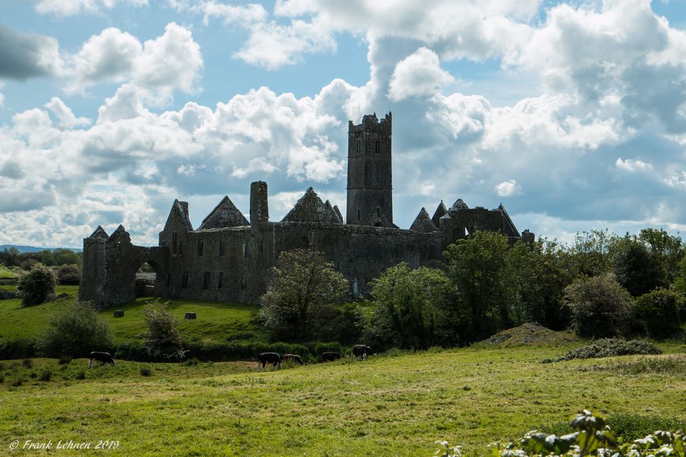 Clare Abbey, Ennis, Irland 2019 - Ruine eines Klosters 