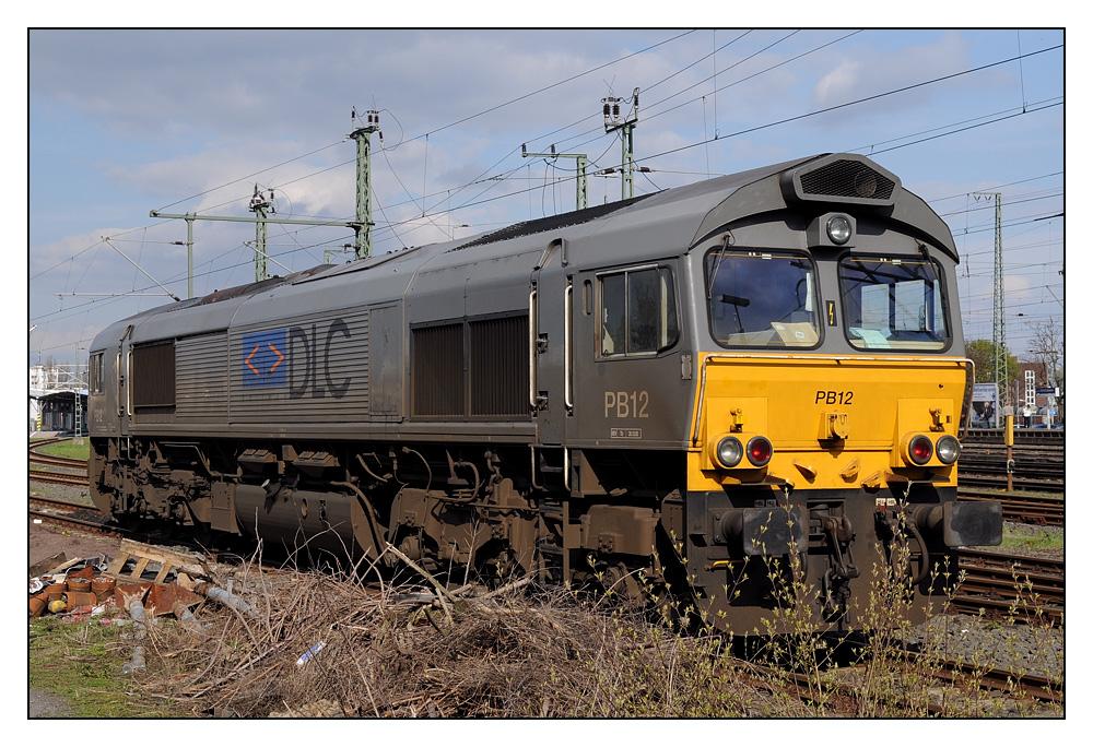 Class 66 in Frankfurt Höchst