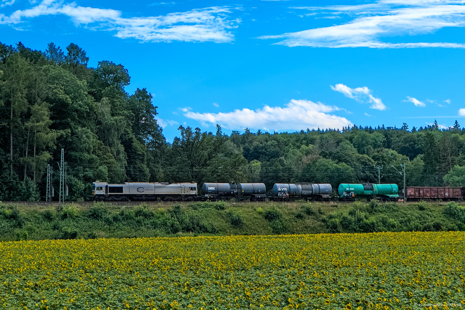 Class 66 mit kurzem "Mischer"