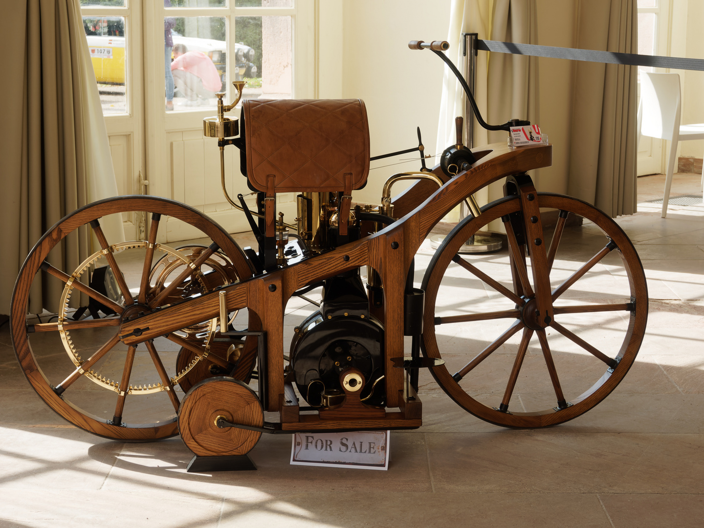 Classic-Gala-Schwetzingen frühes Motorrad