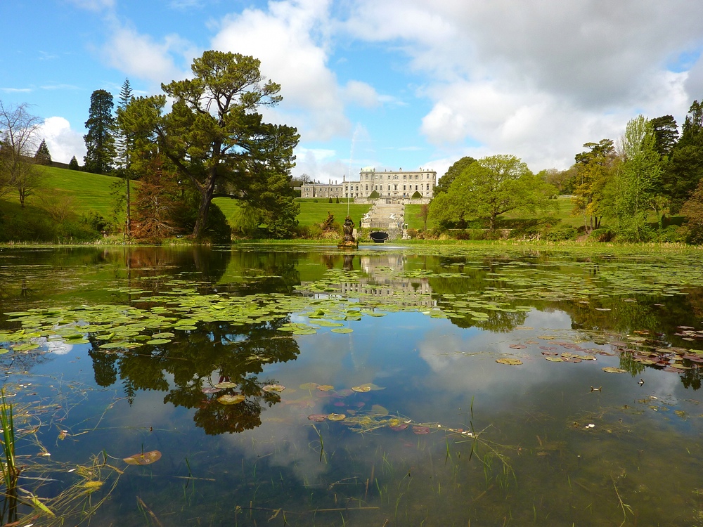 Classic view of Powerscourt House