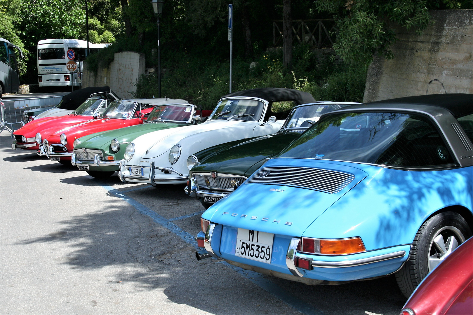 ClassicCars Treffen in Erice