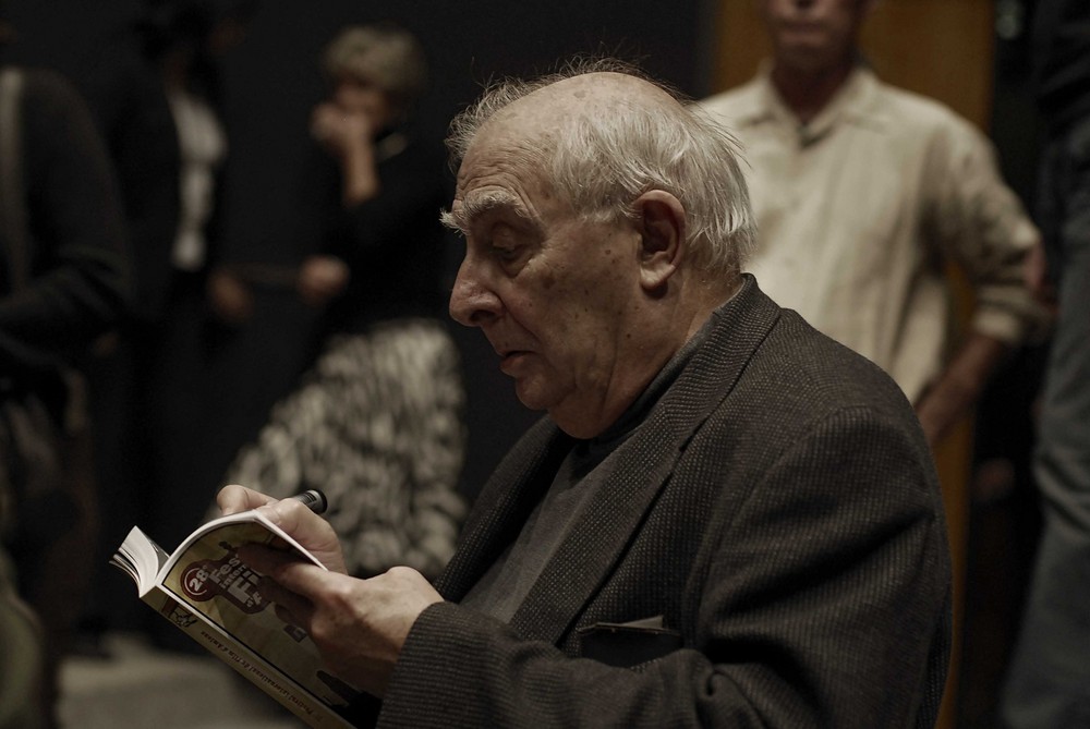 Claude Chabrol au festival international du film à Amiens