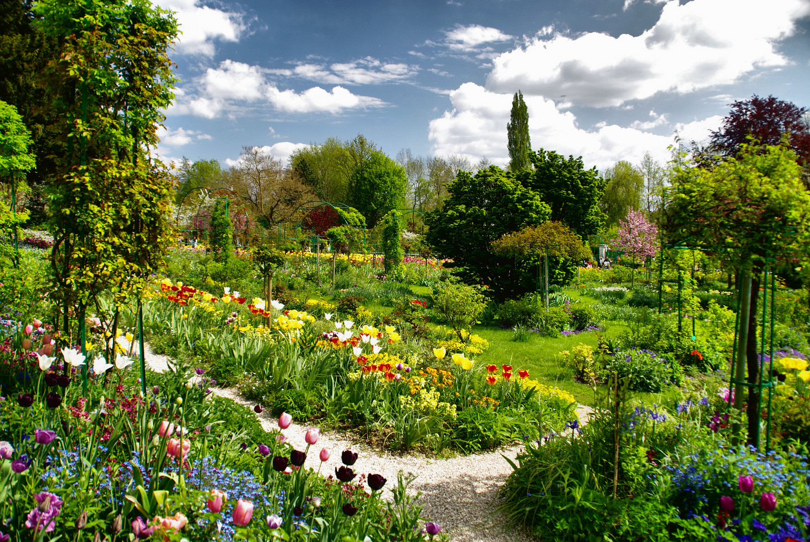 Claude Monet a passé de beaux moments dans ce jardin.