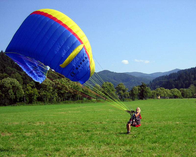 Claudia beim Groundhandling