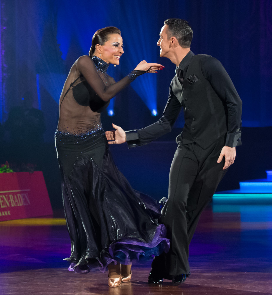 Claudia Köhler und Benedetto Ferruggia beim Quickstep (1)