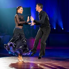 Claudia Köhler und Benedetto Ferruggia beim Quickstep (2)