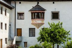 Claustra Son Jon / Kloster St. Johann in Müstair: Rückseite der Bischofsresidenz 11. JH