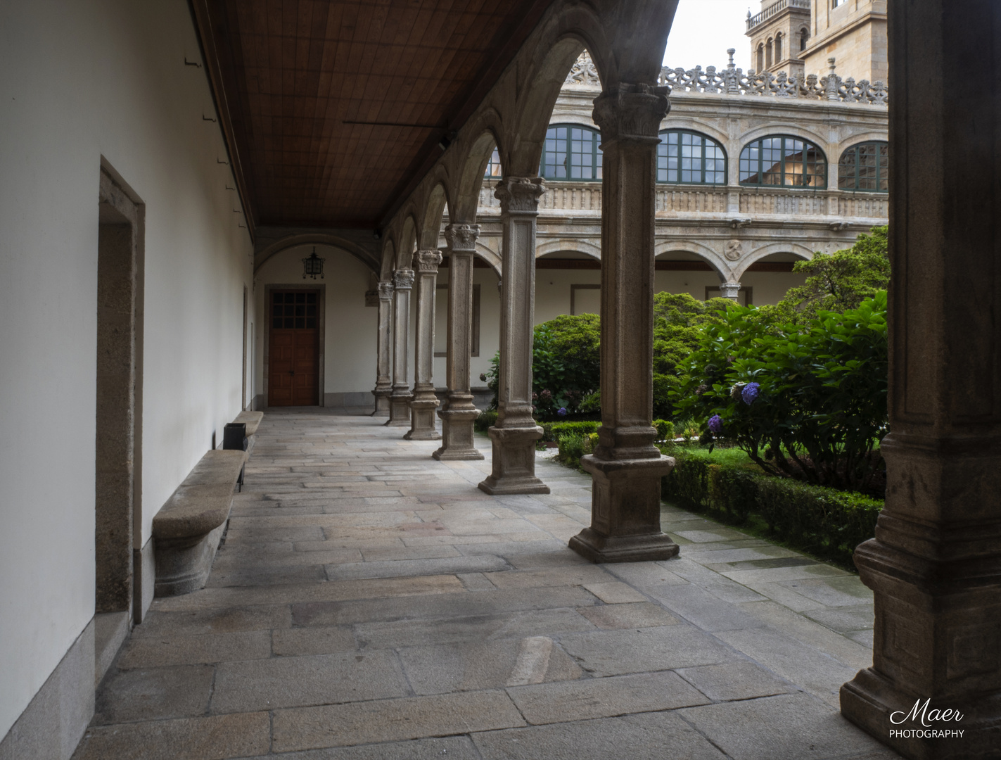 Claustro de Fonseca, antigua facultad de farmacia.