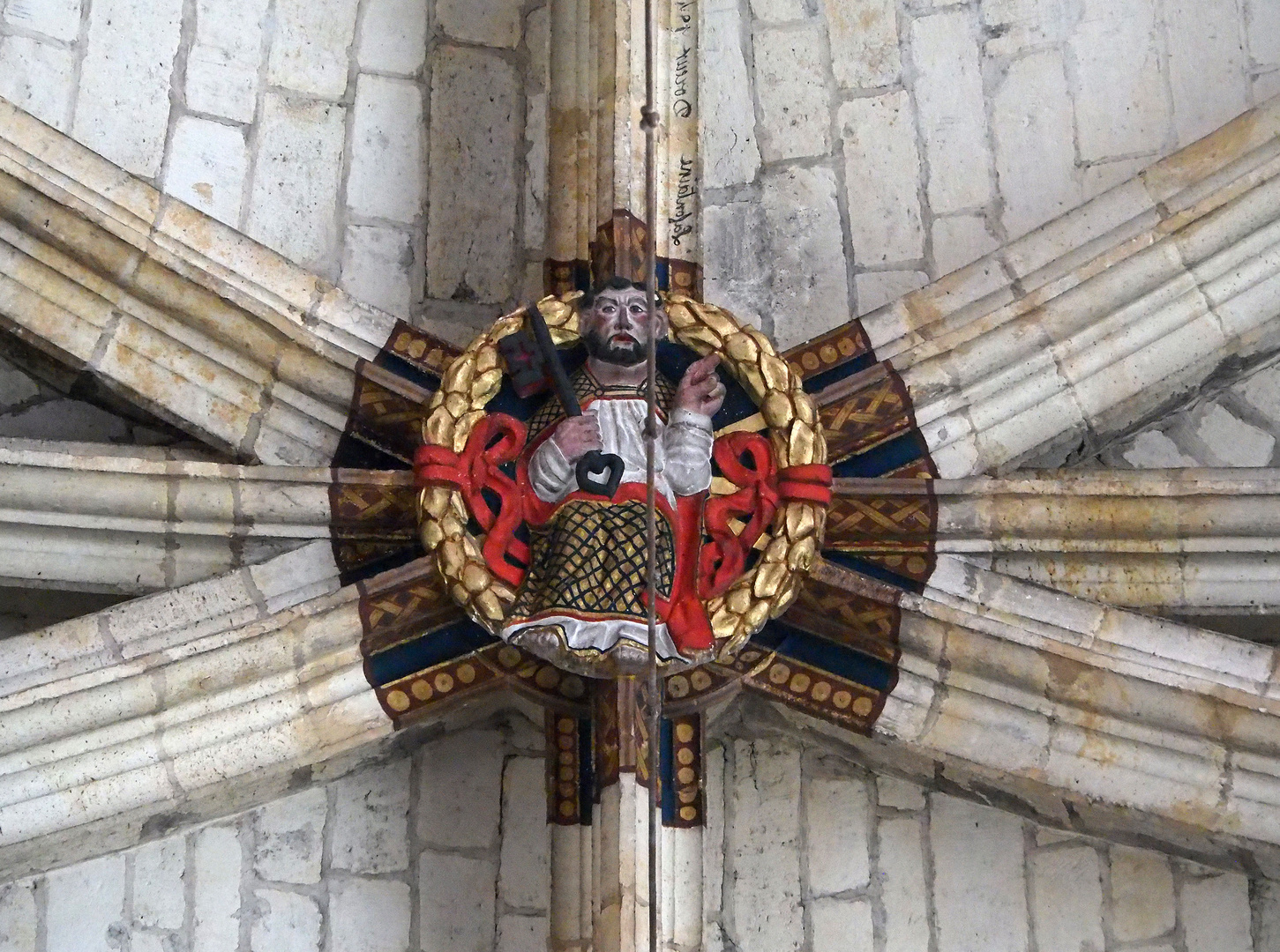 Clé de voûte de la Cathédrale de Condom