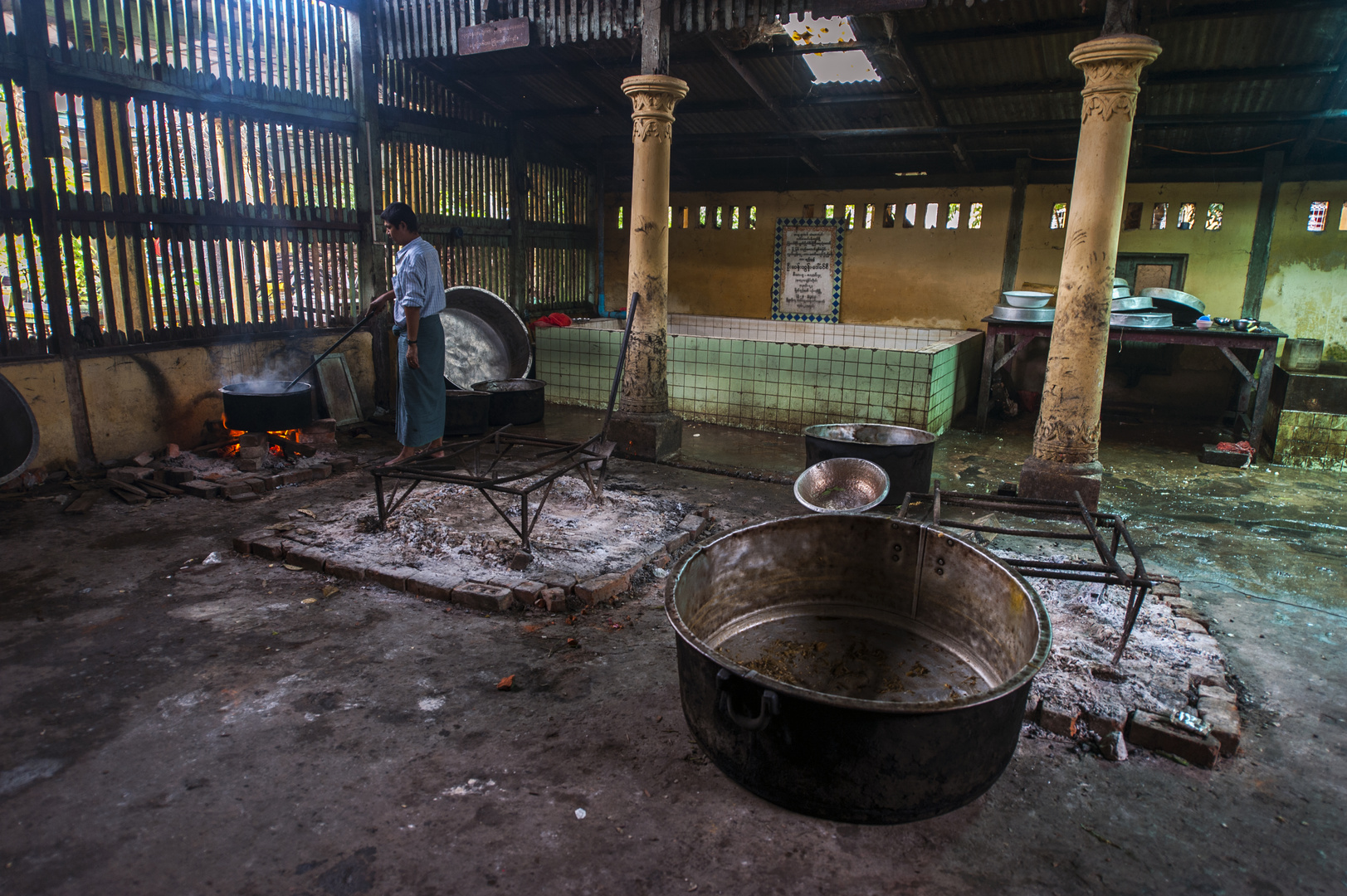 Cleaning Monk's Kitchen