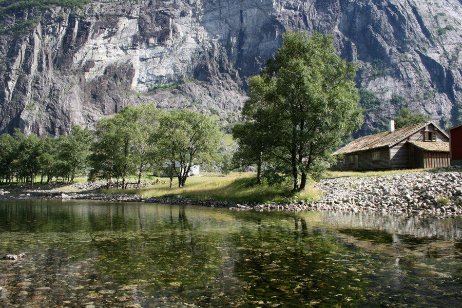 clear river