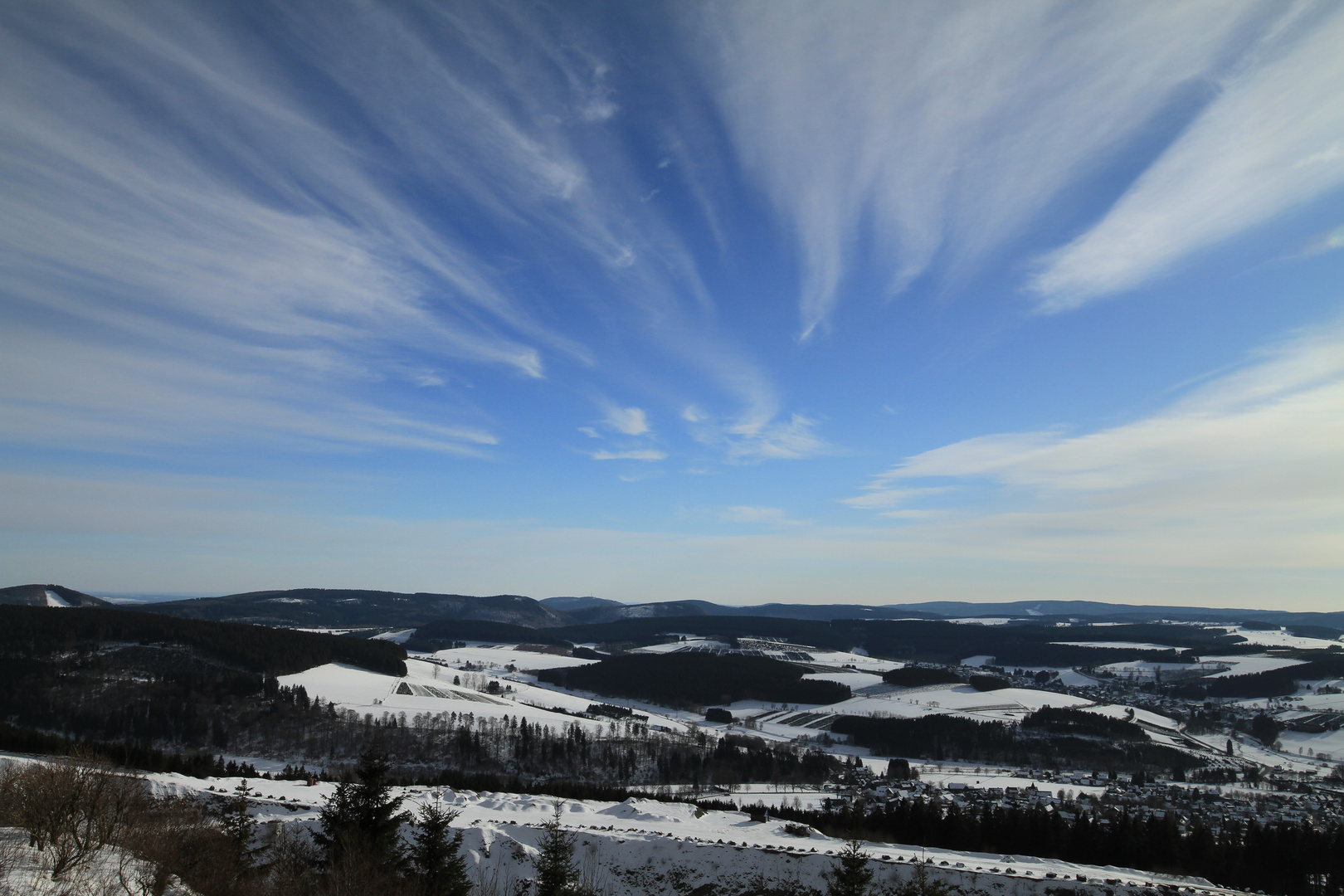 Clemensberg bei Hildfeld im Februar 2018