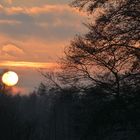 Clenze im Wendland vorweihnachtliche Abendstimmung