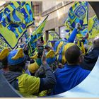 Clermont fans at gallowgate newcastle 11