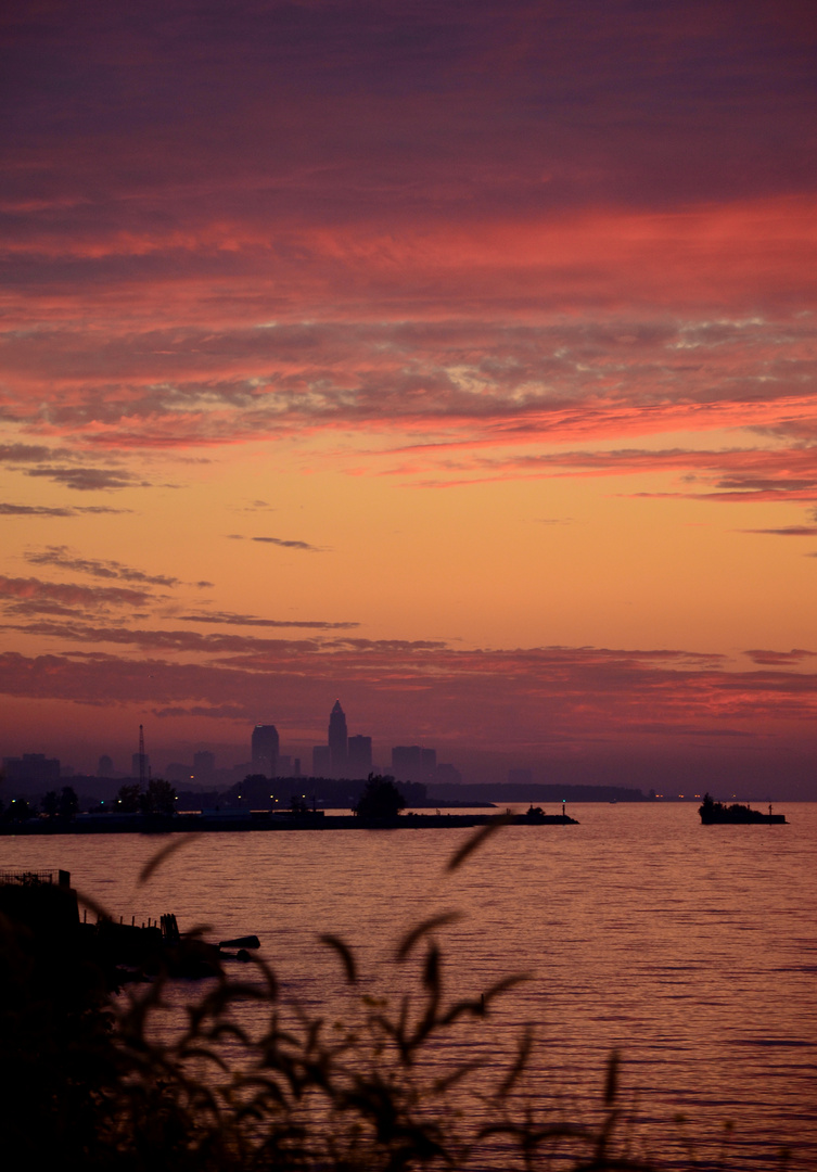 Cleveland im Abendrot