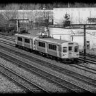 Cleveland Indians Logo and Transit Leaving Town 