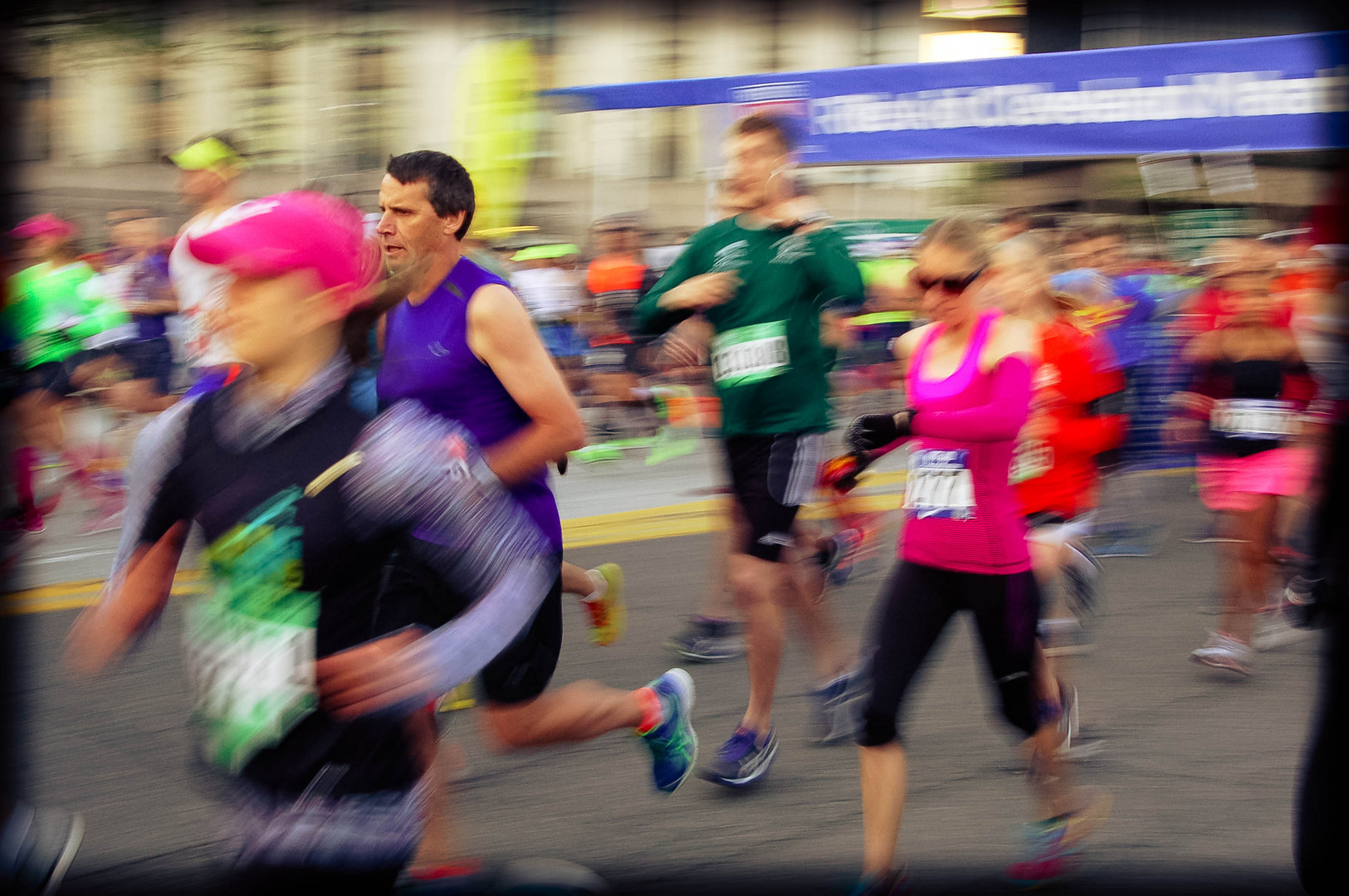 Cleveland Marathon 2014 Starting line