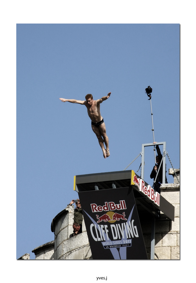 cliff diving