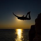 Cliffdiving in Croatia