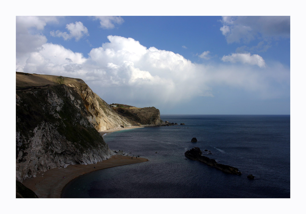 Cliffs & cotton wool clouds