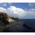 Cliffs & cotton wool clouds