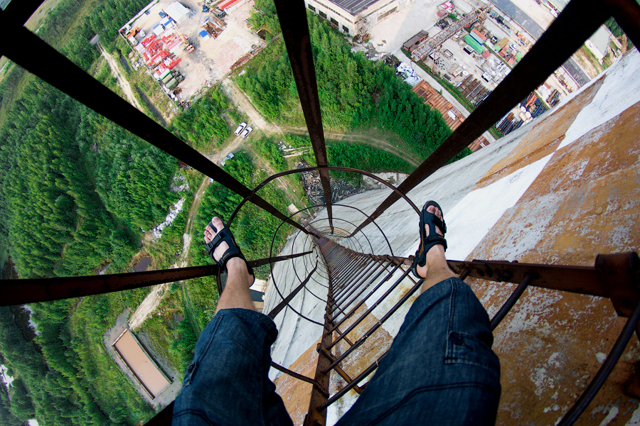 Climb up to the lookout point