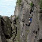 Climber, Black Rocks, Derbyshire