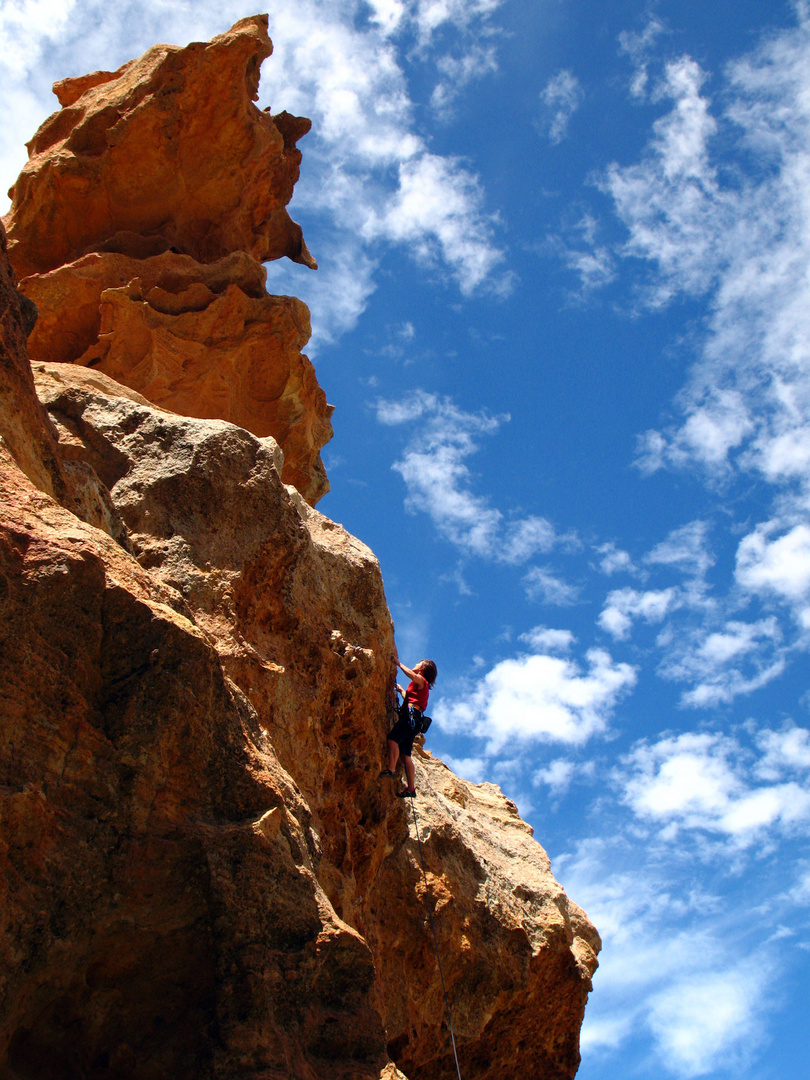 Climbing Tenerife