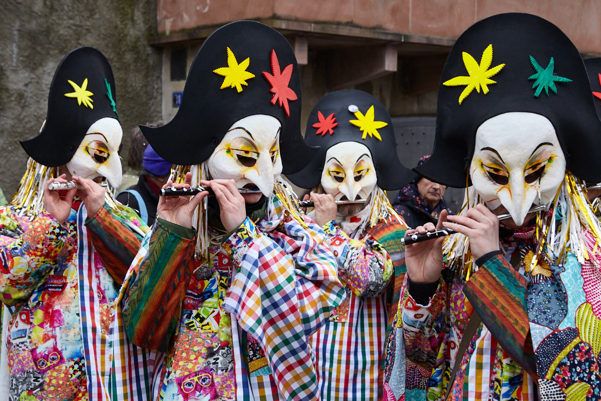 Clique auf dem Cortège 2018 der Basler Fasnacht Nr. I