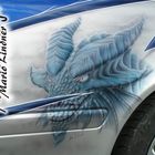 clk "blue dragon" Drachenkopf Fahrerseite