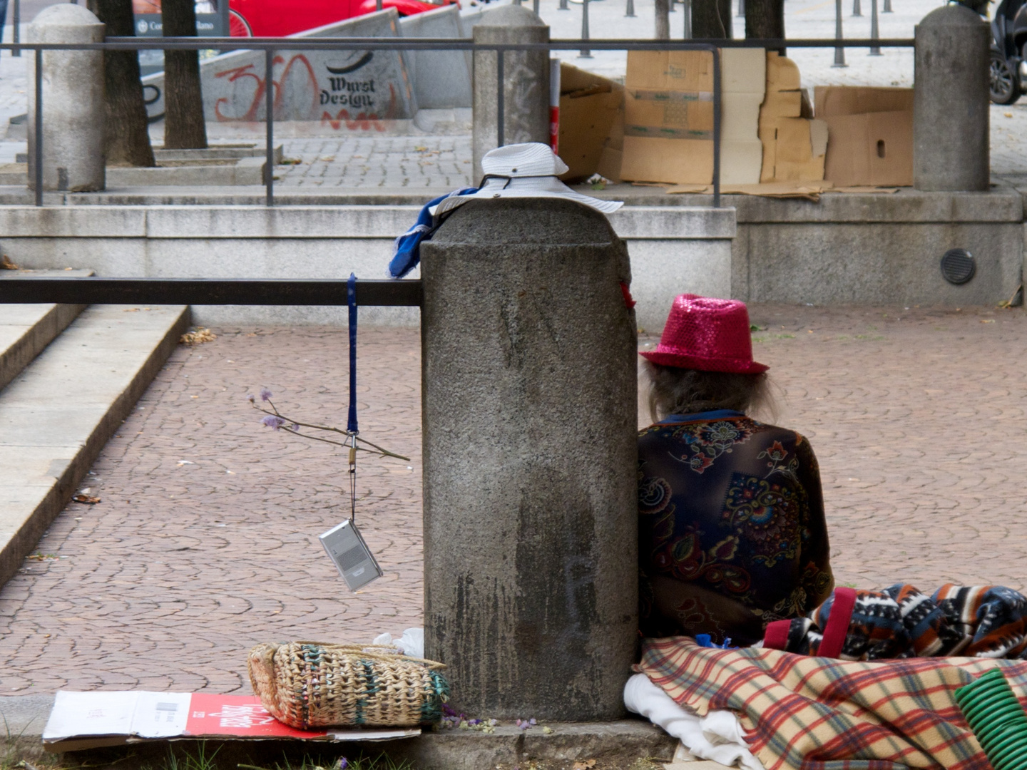 Clochard a Milano