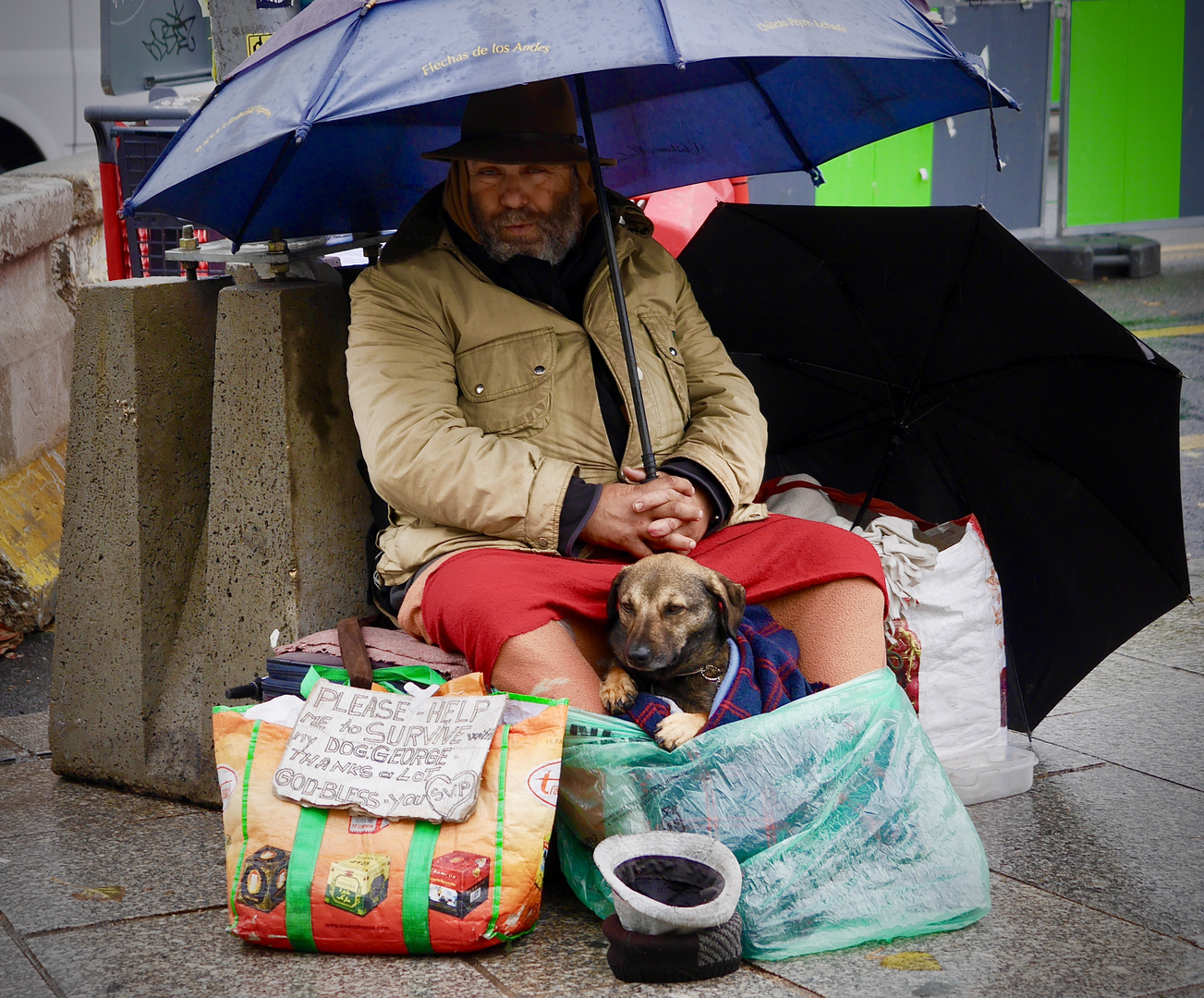 Clochard in Paris