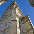 Clocher de la Cathédrale de Lectoure vu du portail de l’Hôtel des Trois Boules