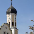 Clocher de l’Eglise de l’Immaculée Conception à  Zusmarshausen  --  Bavière 